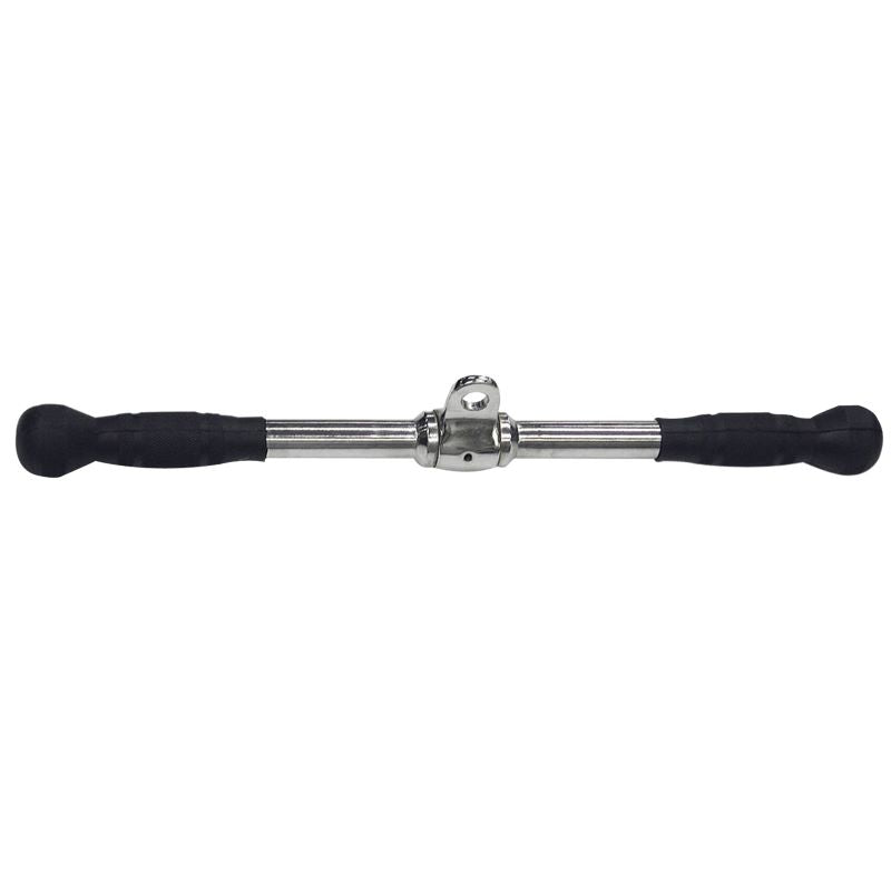 Body Solid MB022 Revolving Solid Straight Bar with Rubber Grip Front View