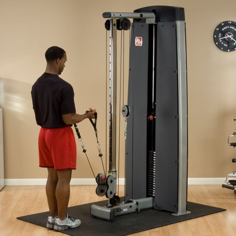 Cable Column Machine With Rails Pro Dual DPCCSF Cable Column Machine — Uncut Gyms